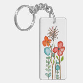 Bloemen Sleutelhanger (Voorkant Links)
