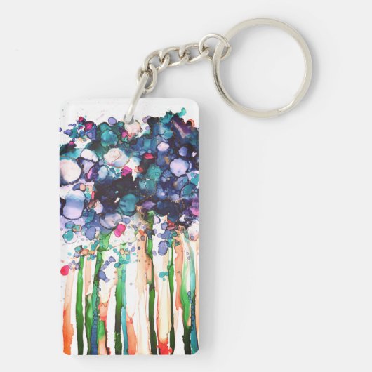 Bloemen Sleutelhanger (achterkant)