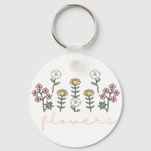 Bloemen Sleutelhanger (Voorkant)
