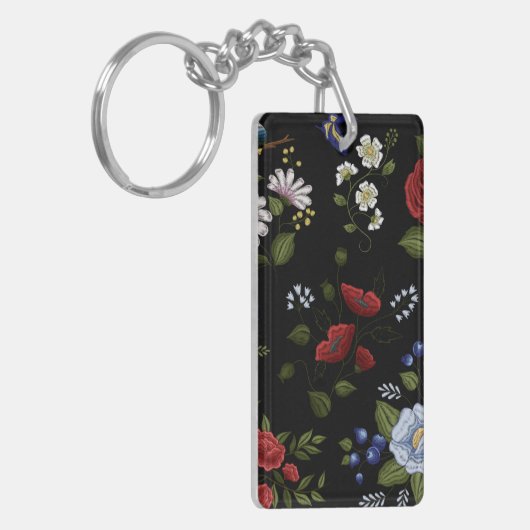 Bloemen Sleutelhanger (Voorkant Links)