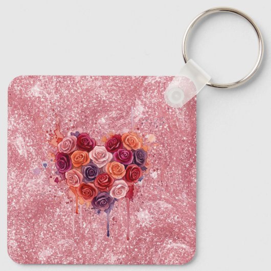 Bloemen Sleutelhanger (Achterkant)