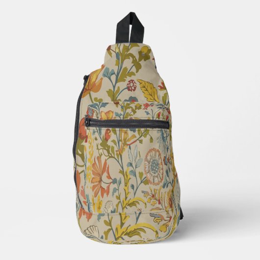 Bloemen Sling Bag (Voorkant)