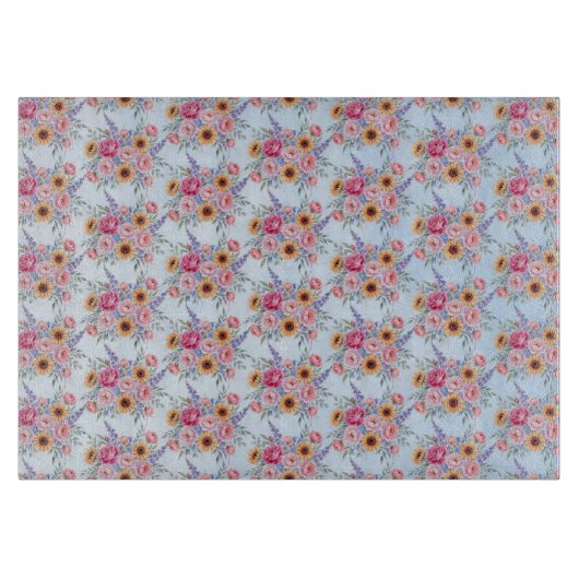 Bloemen Snijplank (Voorkant)