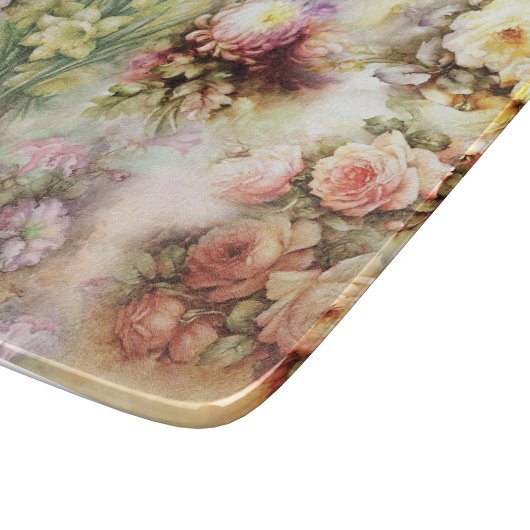 bloemen snijplank (Hoek)
