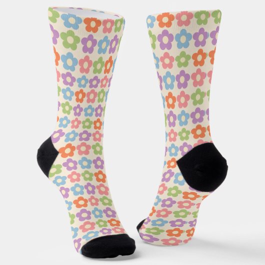 Bloemen Sokken (Gebogen)