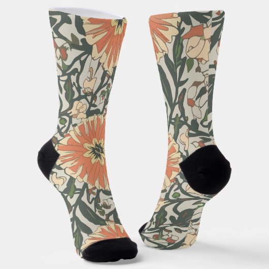 Bloemen Sokken (Gebogen)