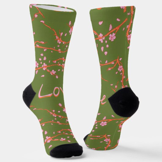 BLOEMEN SOKKEN (Gebogen)