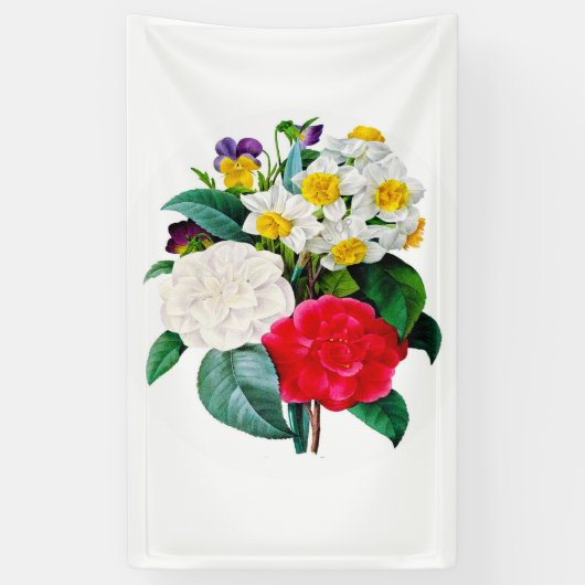  bloemen spandoek (Verticaal)