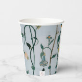 Bloemen speciale gelegenheid aanpasbaar papieren bekers (Achterkant)