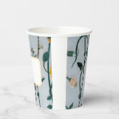 Bloemen speciale gelegenheid aanpasbaar papieren bekers (Links)