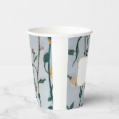 Bloemen speciale gelegenheid aanpasbaar papieren bekers (Rechts)