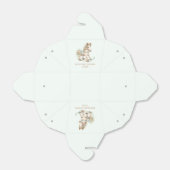 Bloemen  Speelgoed Rocking Horse Baby shower Bedankdoosjes (Uitgevouwen)