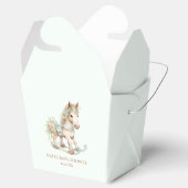 Bloemen  Speelgoed Rocking Horse Baby shower Bedankdoosjes (Geopend)