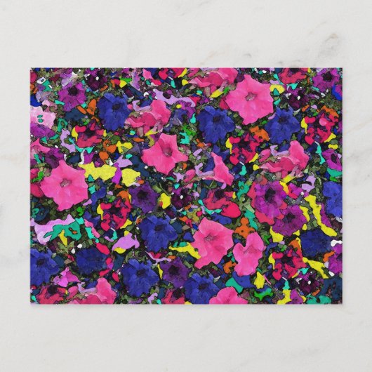 Bloemen spelen ~ Briefkaart / Uitnodiging (Voorkant)