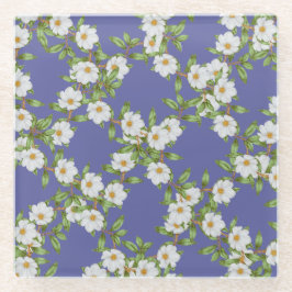 Bloemen Spiraalpatroon Design Onderzetter