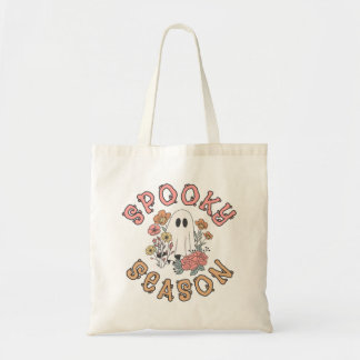 Bloemen Spooky Seizoen Ghost Tote Bag