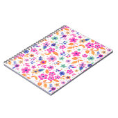 Bloemen Sprial Note Book Notitieboek (Linkerzijde)