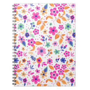 Bloemen Sprial Note Book Notitieboek