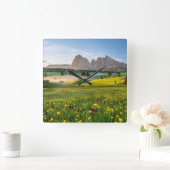 Bloemen | Spring Alpe di Siusi Langkofel Vierkante Klok (Huis)