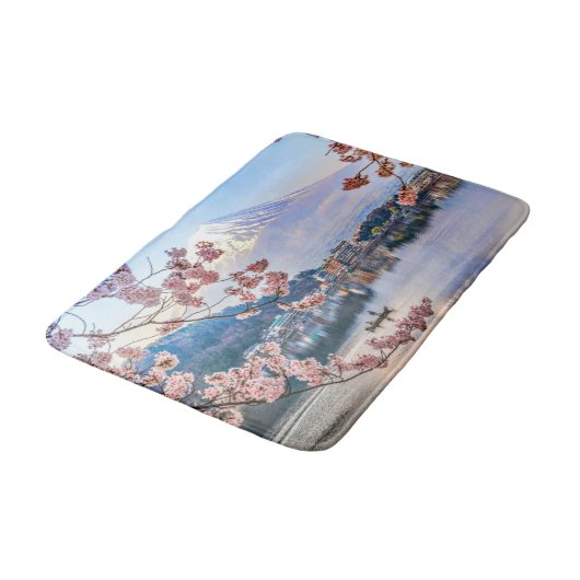 Bloemen | Spring Cherry Blossom Japan Badmat (Gekanteld)