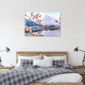 Bloemen | Spring Cherry Blossom Japan Canvas Afdruk (Insitu (Slaapkamer))