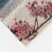Bloemen | Spring Cherry Blossom Japan Fleece Deken (Hoek)
