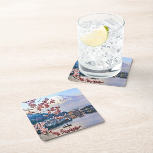 Bloemen | Spring Cherry Blossom Japan Kartonnen Onderzetters (Insitu)