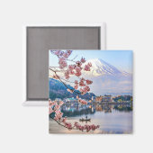 Bloemen | Spring Cherry Blossom Japan Magneet (Voorkant / Achterkant)