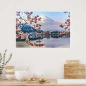 Bloemen | Spring Cherry Blossom Japan Poster (Keuken)