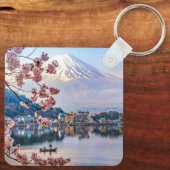 Bloemen | Spring Cherry Blossom Japan Sleutelhanger (Achterkant)
