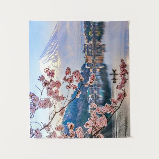 Bloemen | Spring Cherry Blossom Japan Wandkleed (Voorkant)