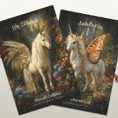 Bloemen Sprookjesbos Eenhoorn Magisch Inpakpapier Vel