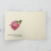 Bloemen St. Therese Religious Wenskaart w/quote Kaart (Binnen)