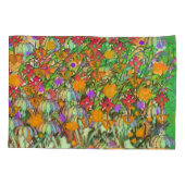 Bloemen standaard kussensloop (Achterkant)