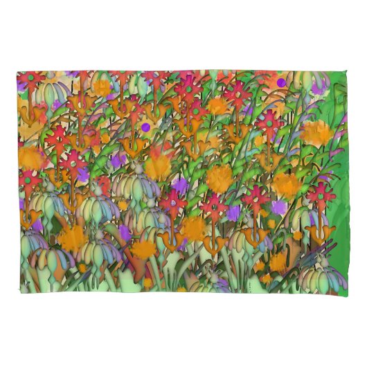 Bloemen standaard kussensloop (Voorkant)