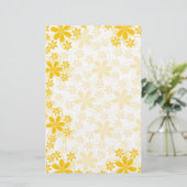  bloemen Stationery-Floral Briefpapier (Staand voorkant)