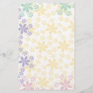 bloemen Stationery-Floral Briefpapier