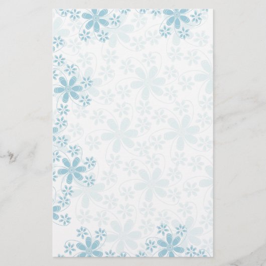 bloemen Stationery-Floral Briefpapier (Voorkant)
