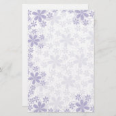  bloemen Stationery-Floral Briefpapier (Voorkant / Achterkant)