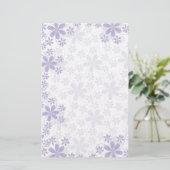  bloemen Stationery-Floral Briefpapier (Staand voorkant)