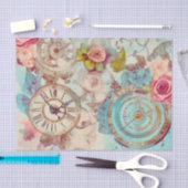 Bloemen Steampunk Tissuepapier (Craft)