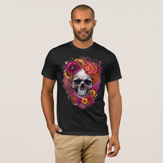 BLOEMEN STERVEN NOOIT T-SHIRT (Voorkant volledig)