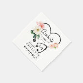Bloemen Stethoscoop Doctor Afstuderen Klasse Jaar Servet (Hoek)