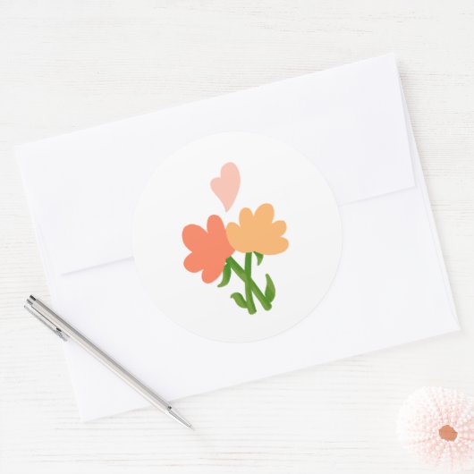 Bloemen Sticker (Envelop)
