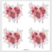 Bloemen Sticker (Vel)
