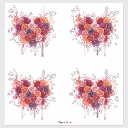Bloemen Sticker (Vel)