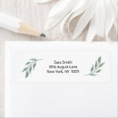 Bloemen sticker | Blauwe bloemen en groen (Insitu)