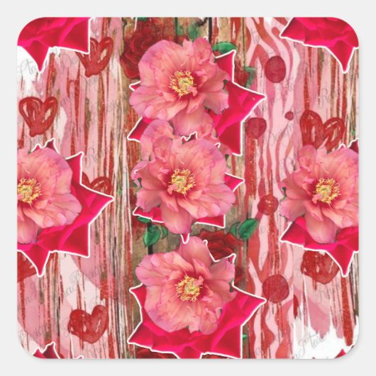 Bloemen Stickers (Voorkant)