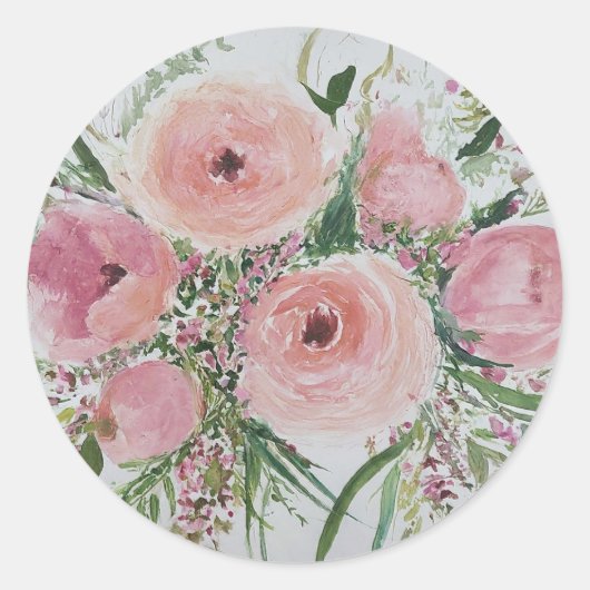 Bloemen Stickers & labels (Voorkant)