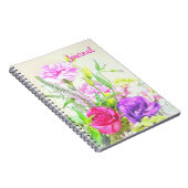 Bloemen  stijl boeket Journal Notitieboek (Rechterzijde)